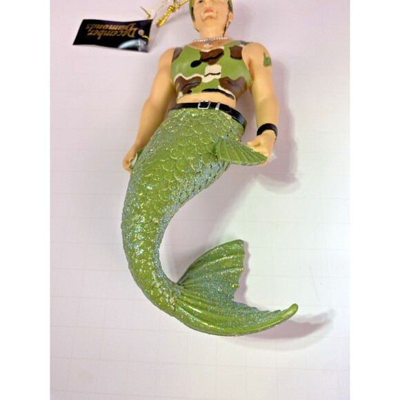 December Diamonds SARGE Christmas Ornament In Original Box Merman RETIRED 2006 - Picture 6 of 16